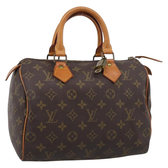 LOUIS VUITTON Monogram Speedy 25 Hand Bag M41528 LV Auth 215561V