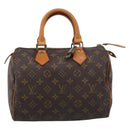 LOUIS VUITTON Monogram Speedy 25 Hand Bag M41528 LV Auth 215561V-2
