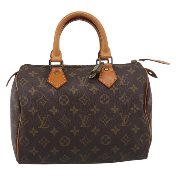 LOUIS VUITTON Monogram Speedy 25 Hand Bag M41528 LV Auth 215561V