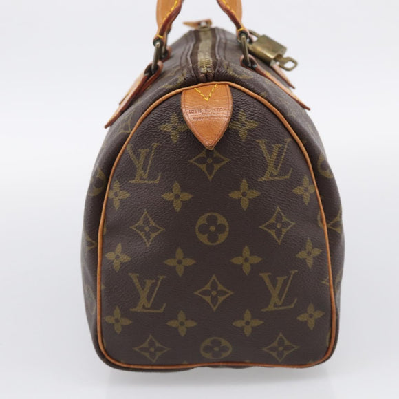 LOUIS VUITTON Monogram Speedy 25 Hand Bag M41528 LV Auth 215561V