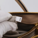Miu Miu Hand Bag Leather 2way Beige Gold Auth 215564V-25