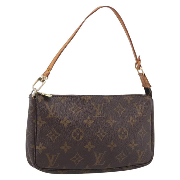 LOUIS VUITTON Monogram Pochette Accessoires Pouch M51980 LV Auth 215572