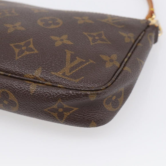 LOUIS VUITTON Monogram Pochette Accessoires Pouch M51980 LV Auth 215572