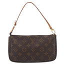 LOUIS VUITTON Monogram Pochette Accessoires Pouch M51980 LV Auth 215572-3
