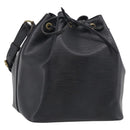 LOUIS VUITTON Epi Petit Noe Shoulder Bag Black M44102 LV Auth 215577V-1