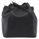 LOUIS VUITTON Epi Petit Noe Shoulder Bag Black M44102 LV Auth 215577V-2