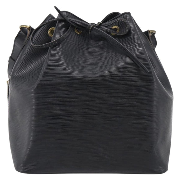 LOUIS VUITTON Epi Petit Noe Shoulder Bag Black M44102 LV Auth 215577V