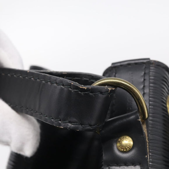 LOUIS VUITTON Epi Petit Noe Shoulder Bag Black M44102 LV Auth 215577V