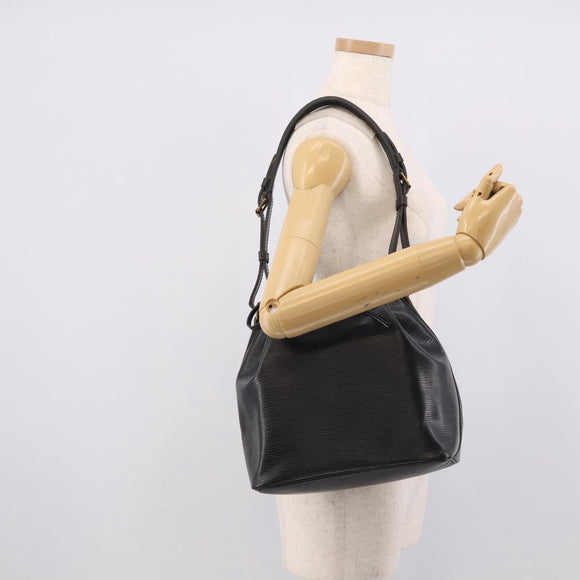 LOUIS VUITTON Epi Petit Noe Shoulder Bag Black M44102 LV Auth 215577V