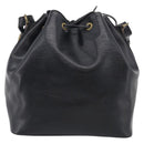 LOUIS VUITTON Epi Petit Noe Shoulder Bag Black M44102 LV Auth 215577V-3