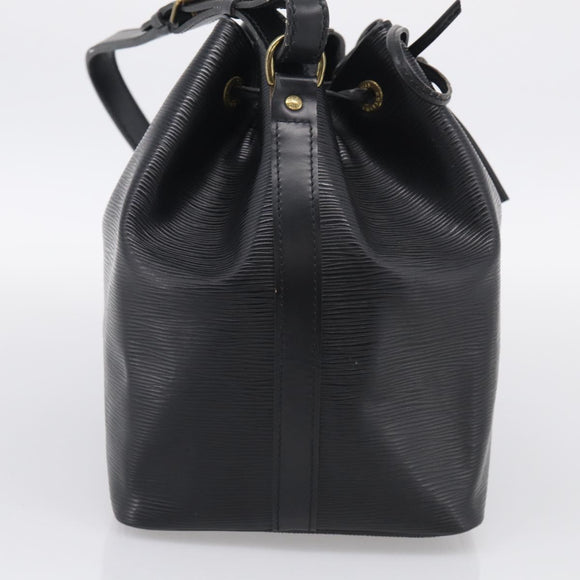 LOUIS VUITTON Epi Petit Noe Shoulder Bag Black M44102 LV Auth 215577V