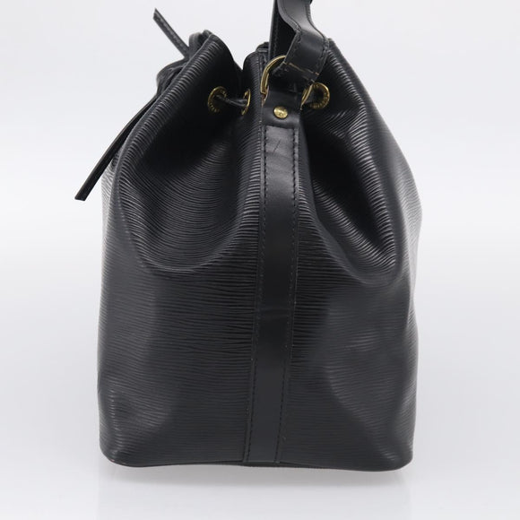 LOUIS VUITTON Epi Petit Noe Shoulder Bag Black M44102 LV Auth 215577V
