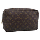 LOUIS VUITTON Monogram Trousse Toilette 28 Clutch Bag M47522 LV Auth 215580A-1