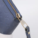 LOUIS VUITTON Monogram Empreinte Zippy Wallet Blue M11969 LV Auth 215584-12