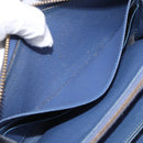 LOUIS VUITTON Monogram Empreinte Zippy Wallet Blue M11969 LV Auth 215584-15