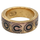 CHANEL Ring Metal Gold Tone #13(JP Size) CC Auth 215585-1