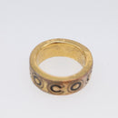CHANEL Ring Metal Gold Tone #13(JP Size) CC Auth 215585-7