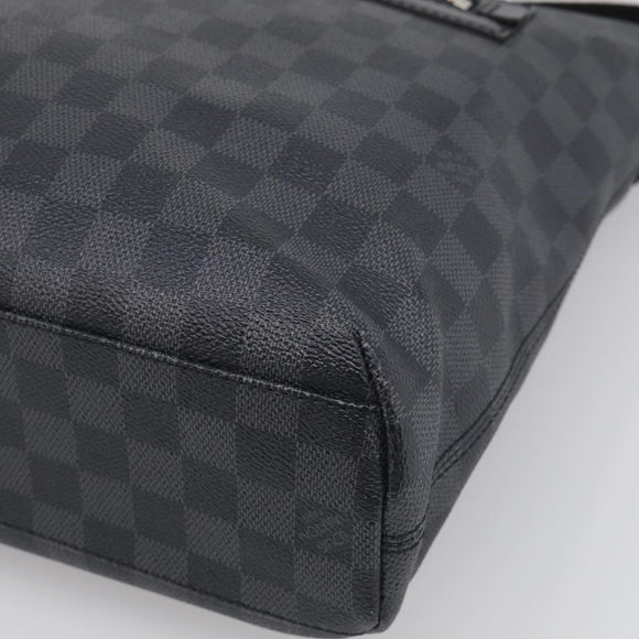 LOUIS VUITTON Damier Graphite Mick GM Shoulder Bag N41105 LV Auth 215595V