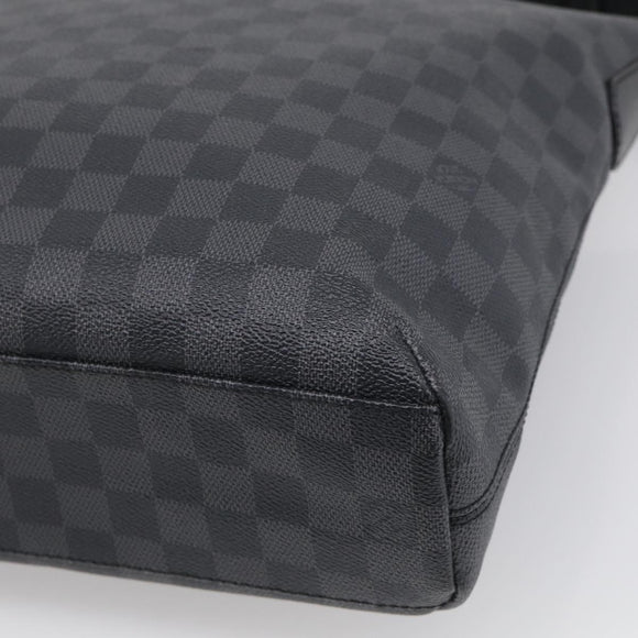 LOUIS VUITTON Damier Graphite Mick GM Shoulder Bag N41105 LV Auth 215595V