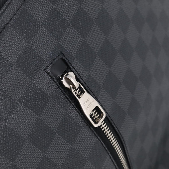 LOUIS VUITTON Damier Graphite Mick GM Shoulder Bag N41105 LV Auth 215595V