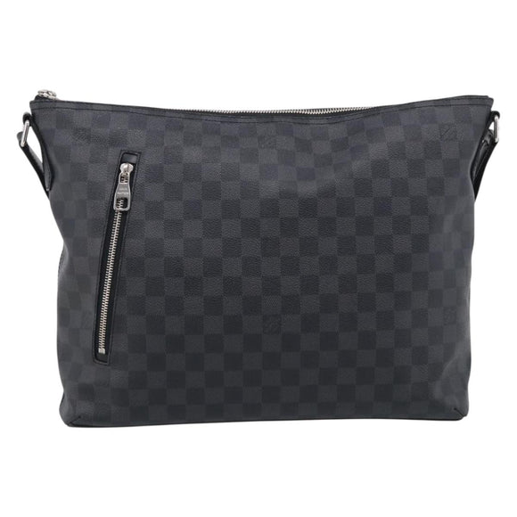 LOUIS VUITTON Damier Graphite Mick GM Shoulder Bag N41105 LV Auth 215595V