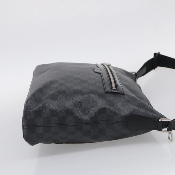 LOUIS VUITTON Damier Graphite Mick GM Shoulder Bag N41105 LV Auth 215595V