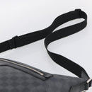 LOUIS VUITTON Damier Graphite Mick GM Shoulder Bag N41105 LV Auth 215595V-8