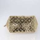 LOUIS VUITTON Monogram Miroir Bellevue GM Tote Bag Gold LV Auth 215596-10