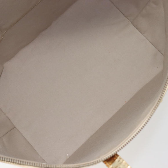 LOUIS VUITTON Monogram Miroir Bellevue GM Tote Bag Gold LV Auth 215596