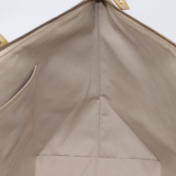 LOUIS VUITTON Monogram Miroir Bellevue GM Tote Bag Gold LV Auth 215596