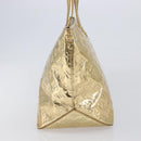 LOUIS VUITTON Monogram Miroir Bellevue GM Tote Bag Gold LV Auth 215596-4