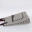 GUCCI GG Supreme Sherry Line Tote Bag PVC Navy Gold 39 02 003 Auth 215608A-4