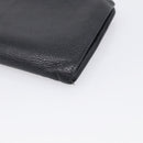 CHANEL Wallet Caviar Skin Black Gold CC Auth 215620-10