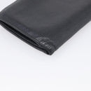 CHANEL Wallet Caviar Skin Black Gold CC Auth 215620-11