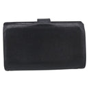 CHANEL Wallet Caviar Skin Black Gold CC Auth 215620-3