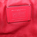 Coach Shoulder Bag Leather 2way Brown Gold Auth 215673A-20
