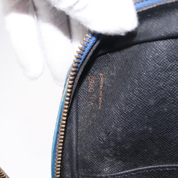 LOUIS VUITTON Epi Porte Documents Voyage Business Bag Blue M54475 LV Auth 215686