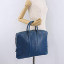 LOUIS VUITTON Epi Porte Documents Voyage Business Bag Blue M54475 LV Auth 215686-28