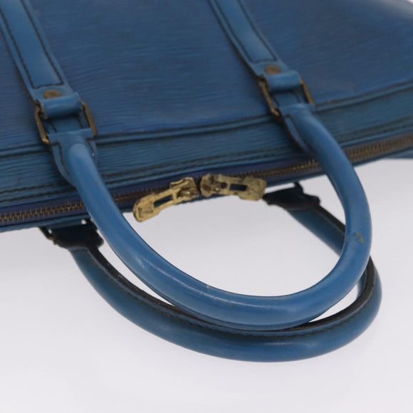 LOUIS VUITTON Epi Porte Documents Voyage Business Bag Blue M54475 LV Auth 215686
