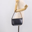 LOUIS VUITTON Monogram Mat Fowler Hand Bag Navy M55145 LV Auth 215690A-20