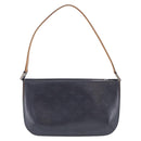 LOUIS VUITTON Monogram Mat Fowler Hand Bag Navy M55145 LV Auth 215690A-3