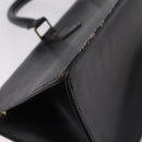 LOUIS VUITTON Epi Sac Triangle Hand Bag Black M52092 LV Auth 215696-15