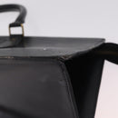 LOUIS VUITTON Epi Sac Triangle Hand Bag Black M52092 LV Auth 215696-16