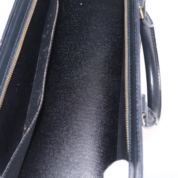 LOUIS VUITTON Epi Sac Triangle Hand Bag Black M52092 LV Auth 215696