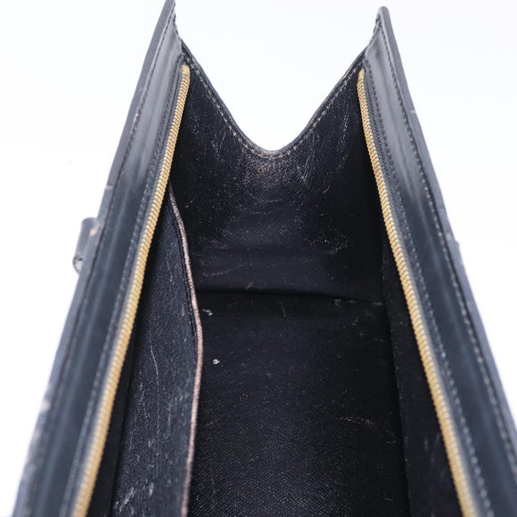 LOUIS VUITTON Epi Sac Triangle Hand Bag Black M52092 LV Auth 215696