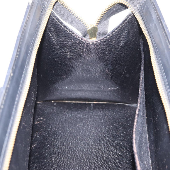 LOUIS VUITTON Epi Sac Triangle Hand Bag Black M52092 LV Auth 215696