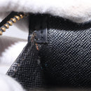 LOUIS VUITTON Epi Sac Triangle Hand Bag Black M52092 LV Auth 215696-23