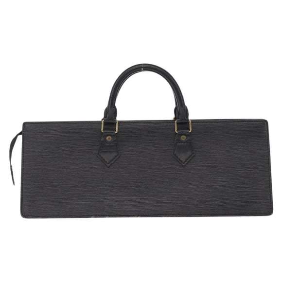LOUIS VUITTON Epi Sac Triangle Hand Bag Black M52092 LV Auth 215696