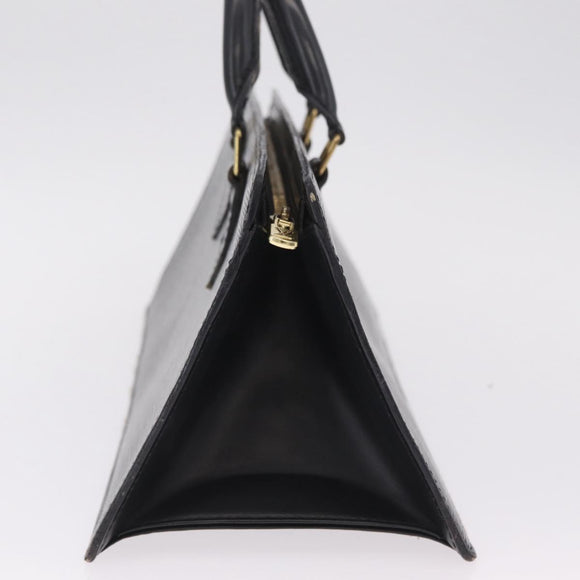 LOUIS VUITTON Epi Sac Triangle Hand Bag Black M52092 LV Auth 215696