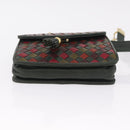 Bottega Veneta INTRECCIATO Waist Bag Leather Green Gold Auth 215702-10